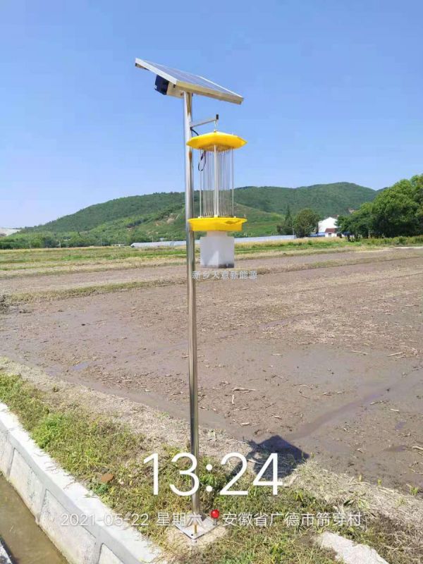 各地農業農村局紛紛引進天意太陽能殺蟲燈、自動蟲情測報燈